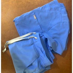 Catarina™ One-Pocket Scrub Top (L), and Zamora™ Jogger Scrub Pants (M petite)